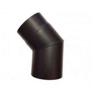 Koljeno čelično dimovodno 45° Color Emajl dvodjelno brušeno